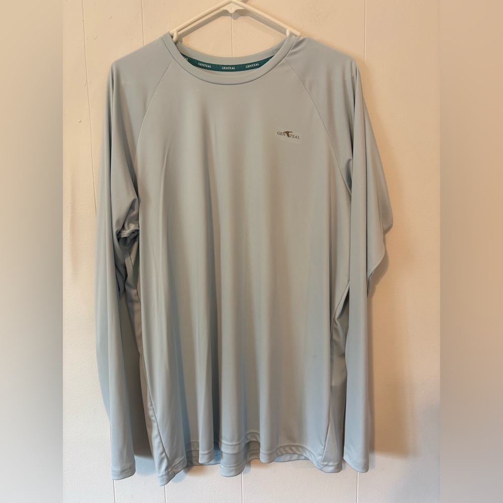 GenTeal Brrr Performance Long Sleeve chill Shirt Light Green Mens XL